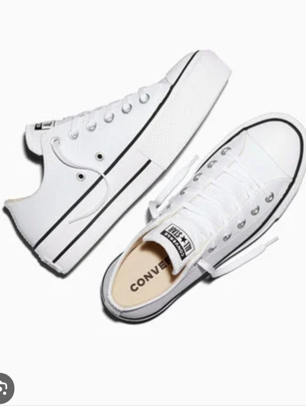 White Chuck TAYLOR All Stars Platform Converse Sneakers